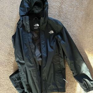 The North Face Woman’s Black Raincoat